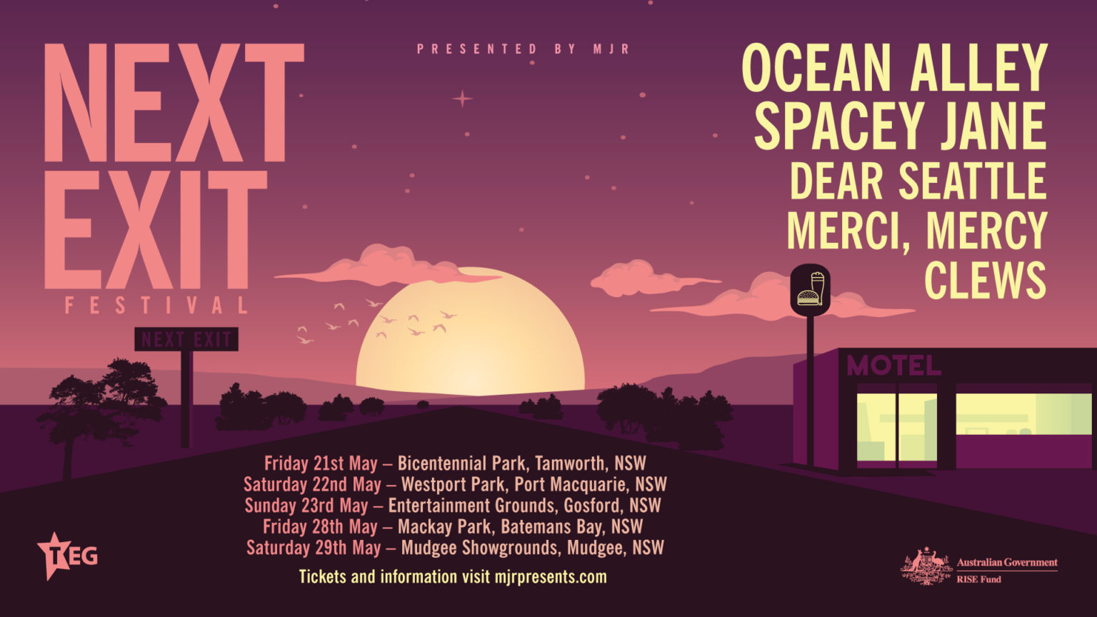 Next Exit Festival MJR Presents