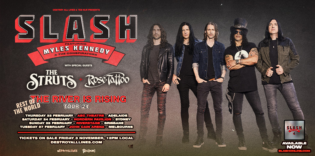 Slash Feat. Myles Kennedy & The Conspirators Australian Tour